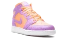 Air Jordan 1 Mid SE GS "Orange Pulse / Atomic Violet"