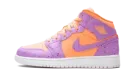 Air Jordan 1 Mid SE GS "Orange Pulse / Atomic Violet"