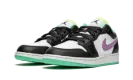 Air Jordan 1 Low GS "Black / Violet Shock / Green Glow" 553560 151