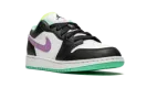 Air Jordan 1 Low GS "Black / Violet Shock / Green Glow" 553560 151