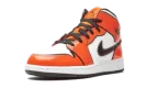 Air Jordan 1 Mid SE GS "Turf Orange" BQ6931 802