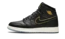 Air Jordan 1 Retro High OG GS "black gld lthr"