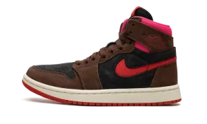 AIR JORDAN 1 ZOOM AIR CMFT WMNS "Cacao Wow/Picante Red/Black/Hyper Pink"