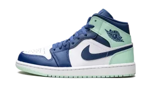 Air Jordan 1 Mid "Blue Mint" 554724 413