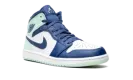 Air Jordan 1 Mid "Blue Mint" 554724 413