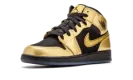 Air Jordan 1 Mid GS "Metallic Gold Coin" 555112 905