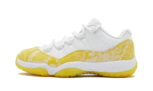 AIR JORDAN 11 LOW WMNS "Yellow Snakeskin" AH7860 107