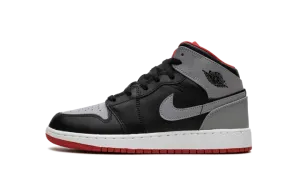 AIR JORDAN 1 MID GS "Black Grey Red" DQ8423 006