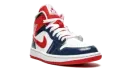 AIR JORDAN 1 MID WMNS "Patent Leather Navy / White / Red" DJ5984 400
