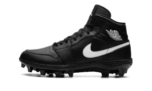 Jordan 1 Mid Cleat "Black / White" FJ6805 001