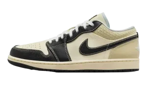 Air Jordan Retro 1 Low SE "COCONUT MILK BLACK MUSLIN" HQ3437 101