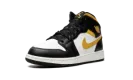 Air Jordan 1 Mid GS "Pollen / Black / White" 554725 177