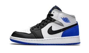 Air Jordan 1 Mid GS "Royal White" BQ6931 102