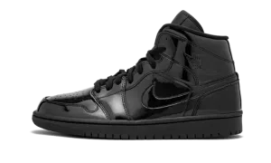 AIR JORDAN 1 MID WMNS "Black Patent Leather" BQ6472 002