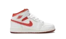 AIR JORDAN 1 MID SE GS "WHITE DUNE RED" FJ3464 160