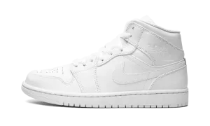 Air Jordan 1 Mid "Triple White" 554724 136