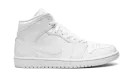 Air Jordan 1 Mid "Triple White" 554724 136