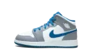 Air Jordan 1 Mid GS "Cement / True Blue" DQ8423 014