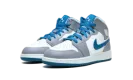 Air Jordan 1 Mid GS "Cement / True Blue" DQ8423 014