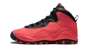Air Jordan 10 Retro GS "Fusion Red" 487211 605