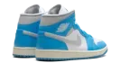 Jordan 1 Mid WMNS "Dark Powder Blue White Sail Neutral Grey" BQ6472 400
