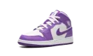 AIR JORDAN 1 MID GS "White / Purple Venom" DQ8423 511