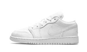 Air Jordan 1 Low GS "Triple White"