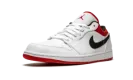 Air Jordan 1 Low "White University Red" 553558 118