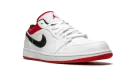 Air Jordan 1 Low "White University Red" 553558 118