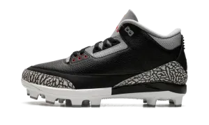 Air Jordan 3 Cleats "Black Cement" FZ8627 001