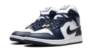 Jordan 1 Mid WMNS "Football Grey White Midnight Navy" FZ8777 044