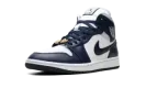 Jordan 1 Mid WMNS "Football Grey White Midnight Navy" FZ8777 044