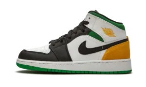 Air Jordan 1 Mid SE GS "Laser Orange / Lucky Green" BQ6931 101