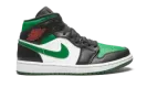 Air Jordan 1 Mid "Green Toe" 554724 067