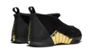 Air Jordan 15 Retro DB GS "BLACK WHITE - METALLIC GOLD"