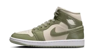 Jordan 1 Mid SE WMNS "Sea Glass Oil Green" HF4079 003