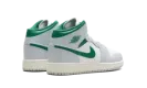 Jordan 1 Mid GS "White Pure Platinum Pine Green" DQ8423 142