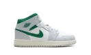Jordan 1 Mid GS "White Pure Platinum Pine Green" DQ8423 142