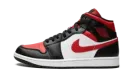 Air Jordan 1 Mid "Bred Toe" 554724 079