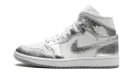 Air Jordan 1 Mid SE WMNS "Metallic Silver" FN5031 100