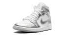 Air Jordan 1 Mid SE WMNS "Metallic Silver" FN5031 100