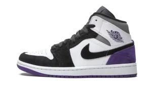 Air Jordan 1 Mid SE "Court Purple Suede" 852542 105