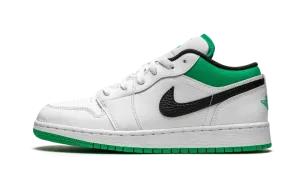 Air Jordan 1 Low GS "White / Stadium Green" 553560 129