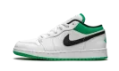 Air Jordan 1 Low GS "White / Stadium Green" 553560 129