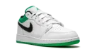 Air Jordan 1 Low GS "White / Stadium Green" 553560 129