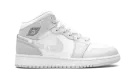 Air Jordan 1 MID SE GS "Grey Camo Swoosh"
