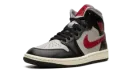 AIR JORDAN 1 MID WMNS "Black / Gym Red / College Grey" BQ6472 060