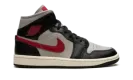 AIR JORDAN 1 MID WMNS "Black / Gym Red / College Grey" BQ6472 060