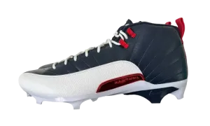 Air Jordan 12Alpha 3 PE Cleats "Howard University - Navy / White" FJ6211 416