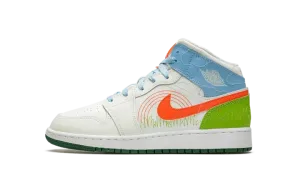 Air Jordan 1 MID SE GS "Stitch" DX2462 100